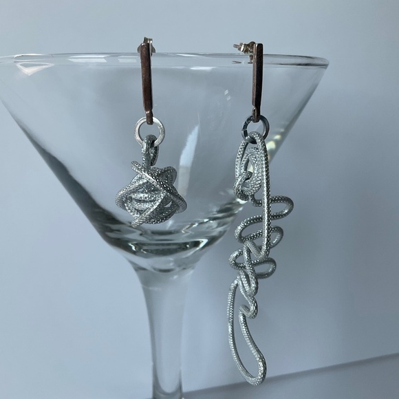 Earrings Pierced Abstract Statement Earrings - Picture 1 of 5